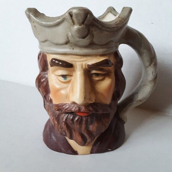 Vintage Bearded King Toby Mug Dee Bee Co Matte Finish - Picture 1 of 12